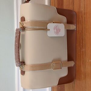 Charlie Unisex Vintage Vegan Briefcase